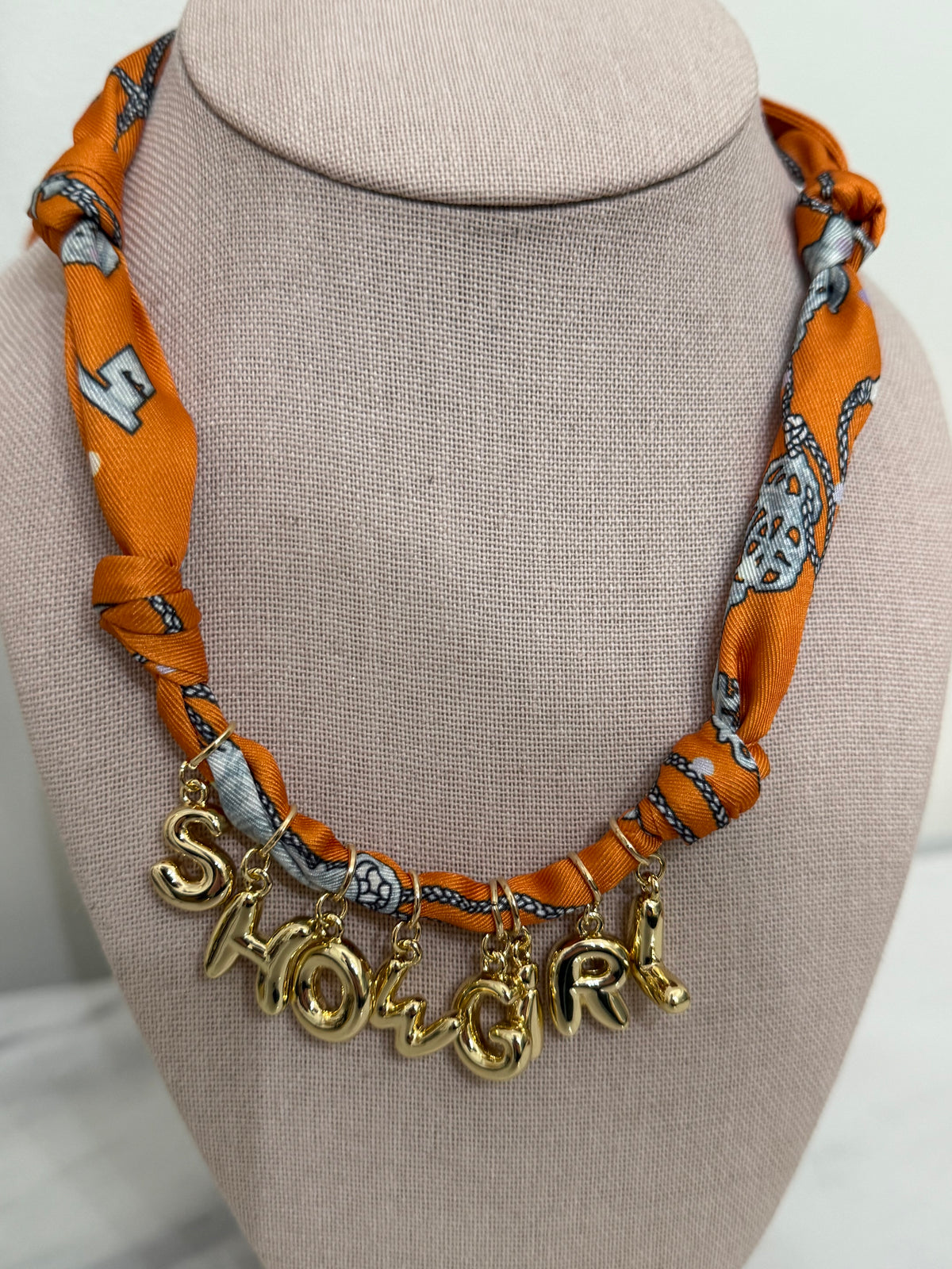 Showgirl Scarf Necklace