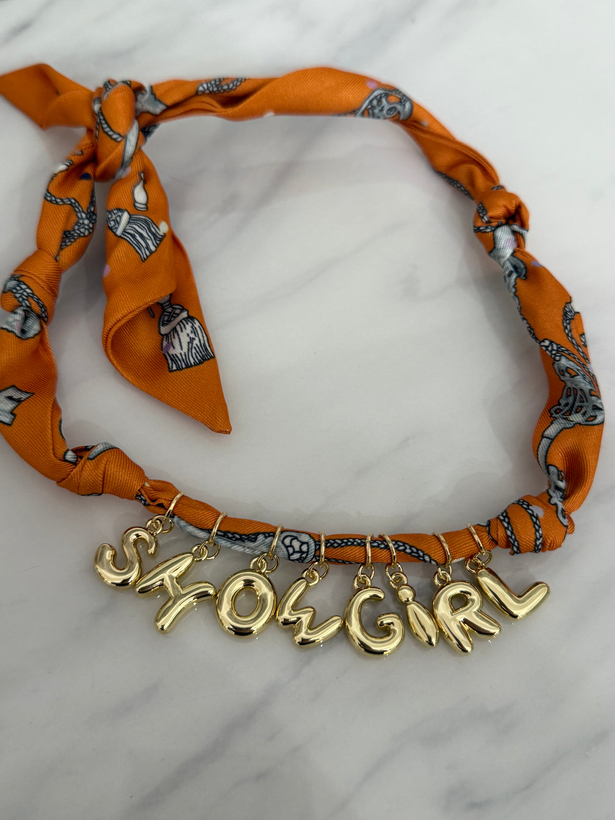 Showgirl Scarf Necklace