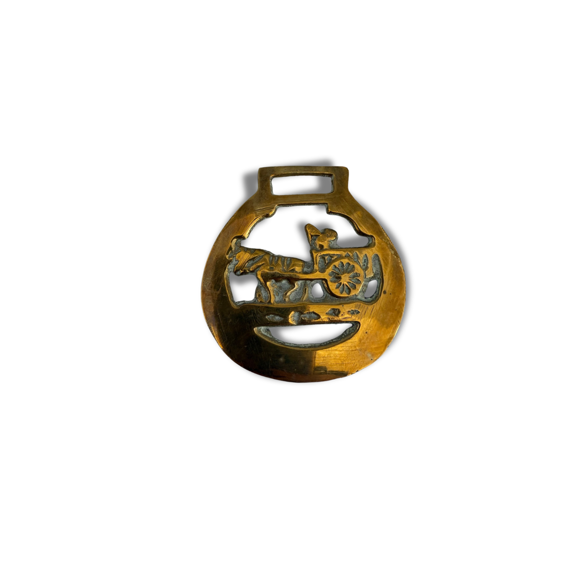 Horse Brass Scarf Necklaces