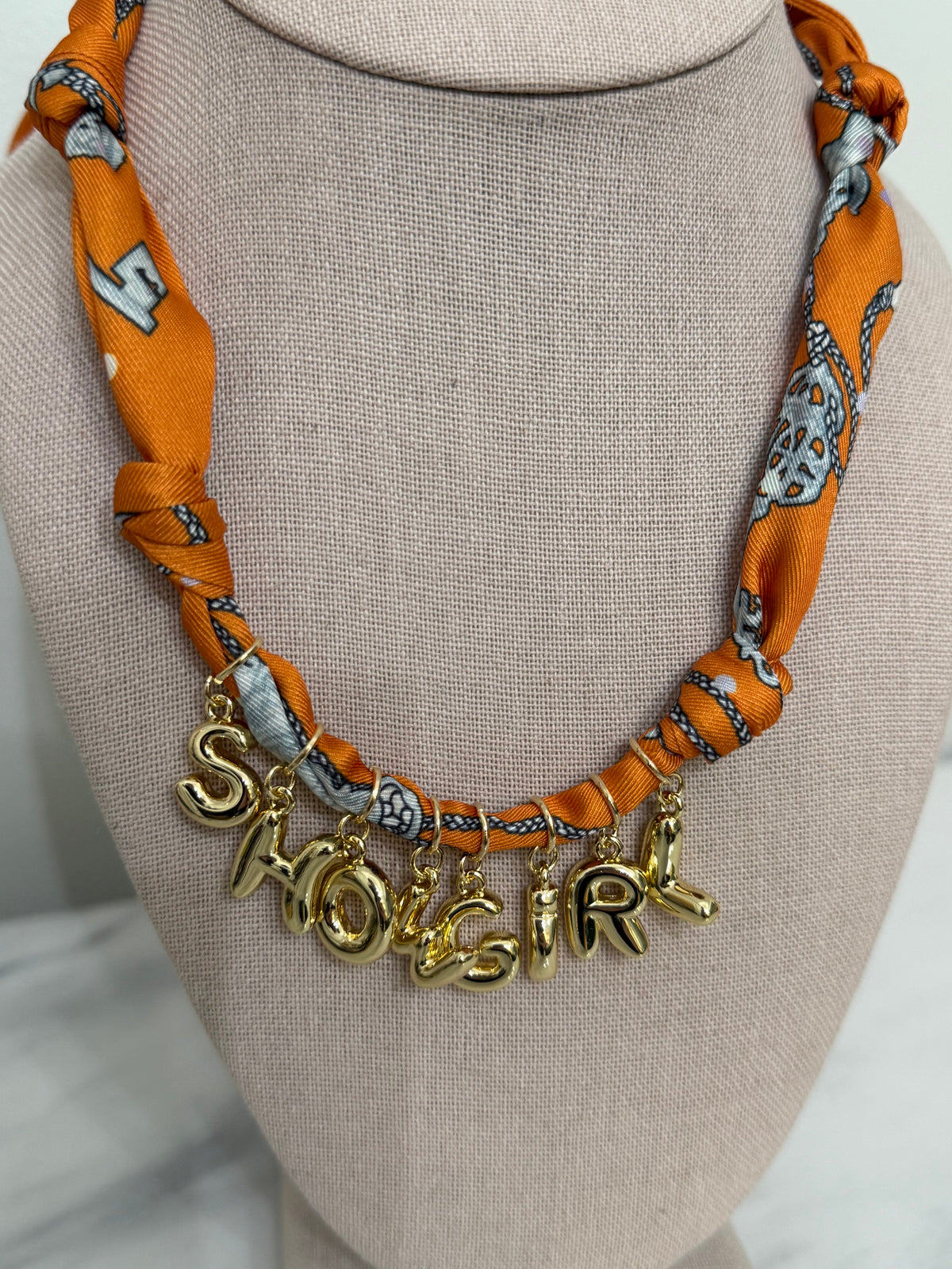 Showgirl Scarf Necklace