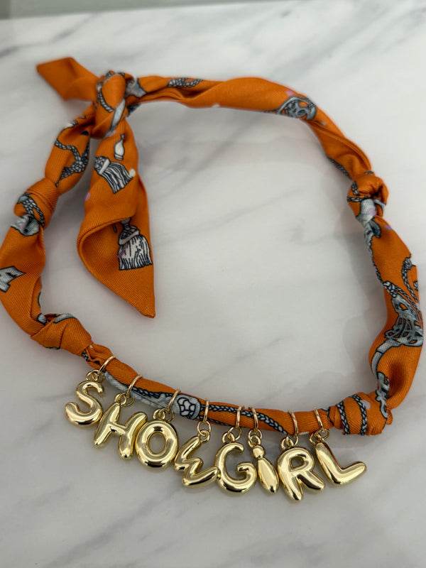 Showgirl Scarf Necklace