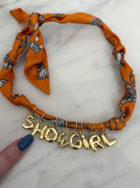 Showgirl Scarf Necklace