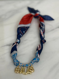 Buffalo Bills Scarf Necklace