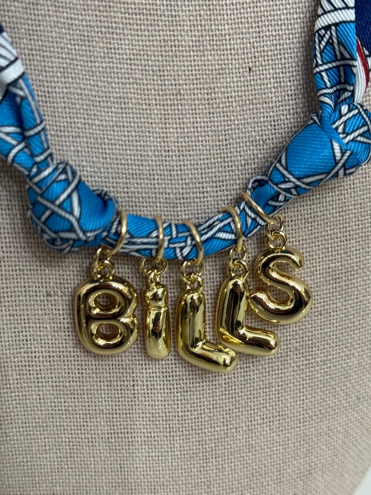 Buffalo Bills Scarf Necklace
