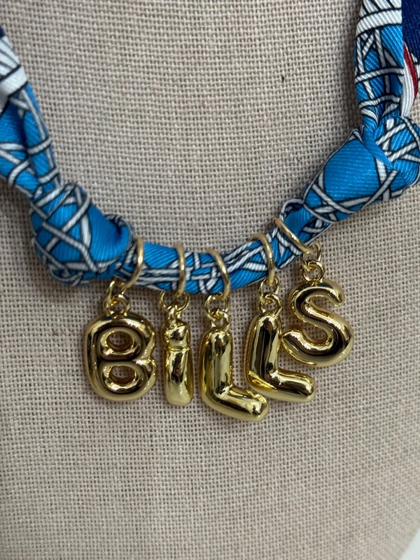 Buffalo Bills Scarf Necklace