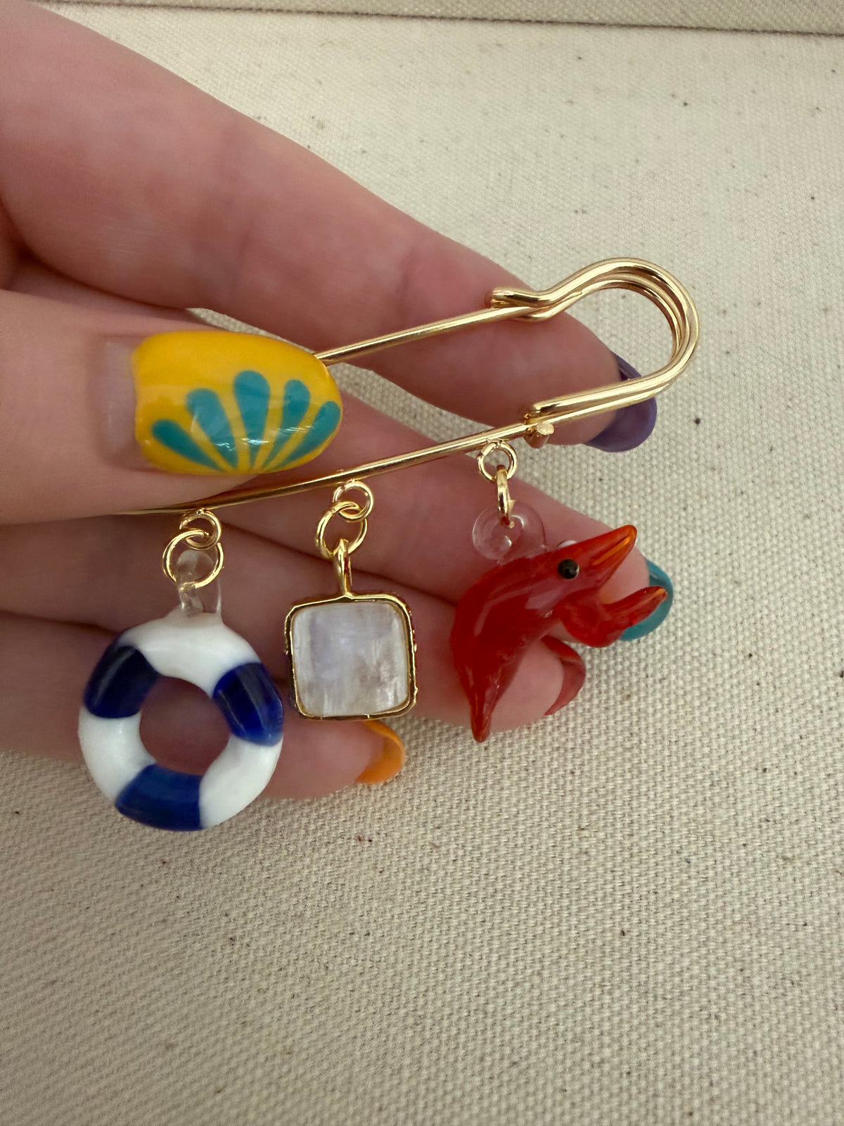 Lobster Season Pin Brooch