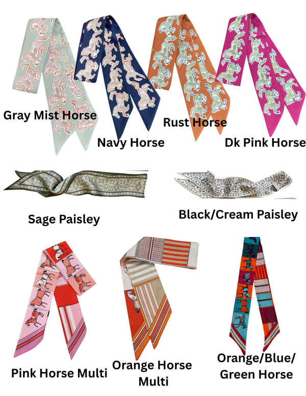 Horse Brass Scarf Necklaces