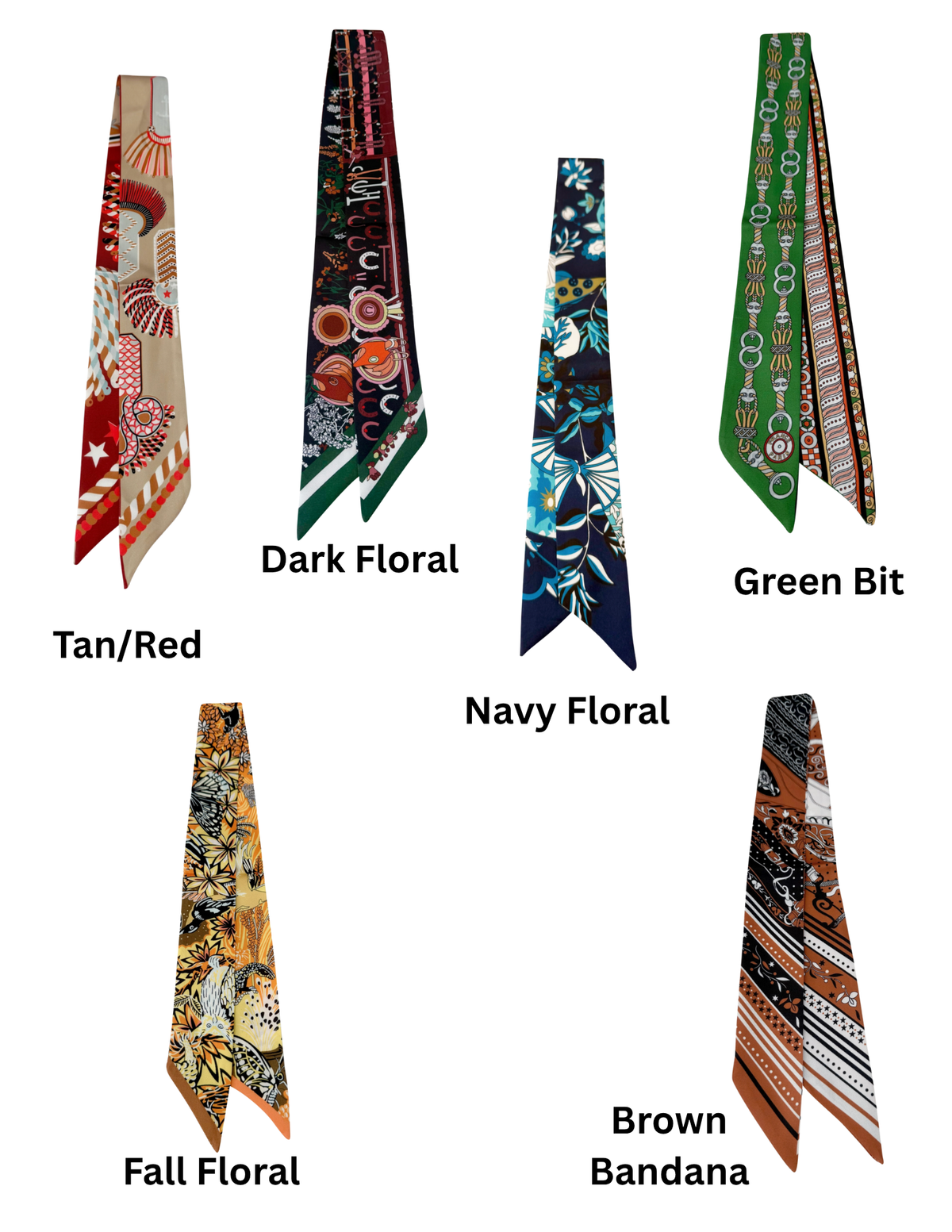 Horse Brass Scarf Necklaces