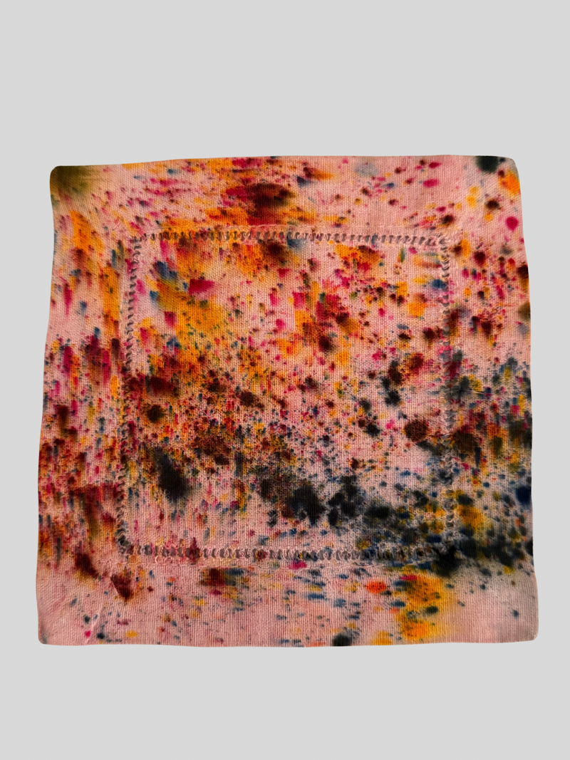 DYE STUDY - RUST & OLIVE COCKTAIL NAPKINS
