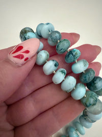 Hand Knotted Opal Fish Charm Necklace