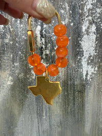 Texas Beaded Bag Charm